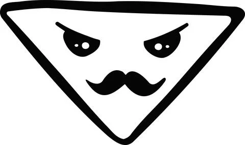 Vector original smiley, emotion line illustration Stock Illustration