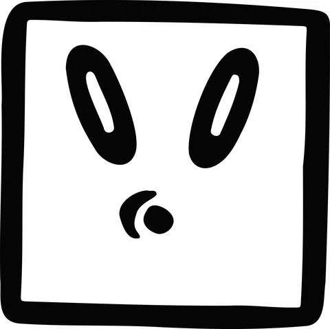 Vector original smiley, emotion line illustration Stock Illustration