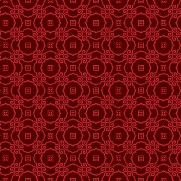 Vector ornament seamless pattern wallpaper Stock Illustration