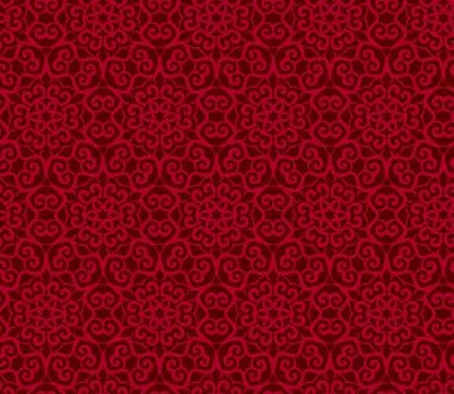 Vector ornament seamless pattern wallpaper Stock Illustration