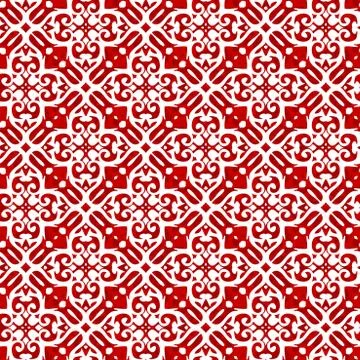 Vector ornament seamless pattern wallpaper Stock Illustration