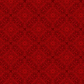 Vector ornament seamless pattern wallpaper Illustrazione stock