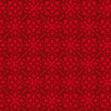 Vector ornament seamless pattern wallpaper Stock Illustration