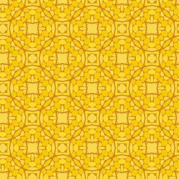 Vector ornament seamless pattern wallpaper Stock Illustration