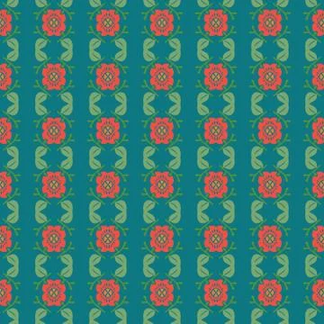 Vector ornament seamless pattern wallpaper Stock Illustration