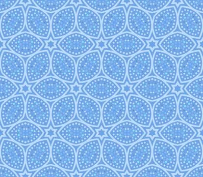 Vector ornament seamless pattern wallpaper Stock Illustration