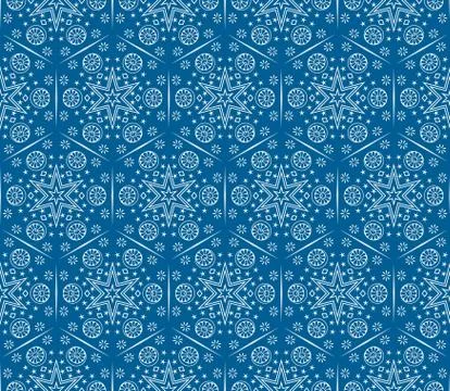 Vector ornament seamless pattern wallpaper Stock Illustration