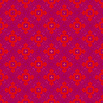 Vector ornament seamless pattern wallpaper Stock Illustration