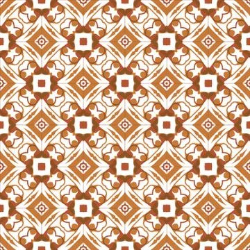 Vector ornament seamless pattern wallpaper Stock Illustration