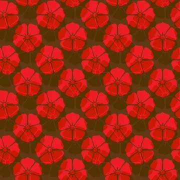 Vector ornament seamless pattern wallpaper Illustrazione stock