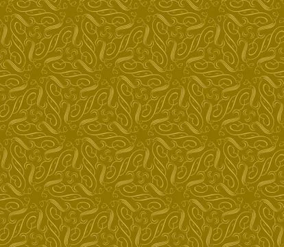 Vector ornament seamless pattern wallpaper Stock Illustration