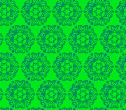 Vector ornament seamless pattern wallpaper Stock Illustration