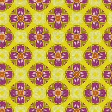 Vector ornament seamless pattern wallpaper Stock Illustration