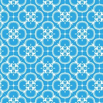 Vector ornament seamless pattern wallpaper Stock Illustration