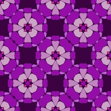 Vector ornament seamless pattern wallpaper Stock Illustration