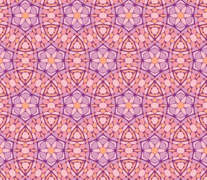 Vector ornament seamless pattern wallpaper Stock Illustration