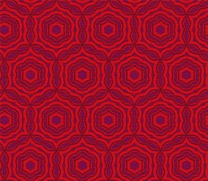 Vector ornament seamless pattern wallpaper Stock Illustration
