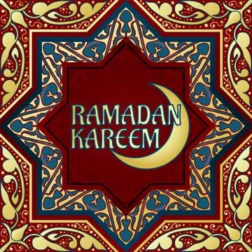 Vector Ornamental arabic golden elements pattern. Bokeh lights festive Stockillustratie