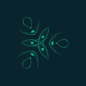 Vector ornamental background with pattern style Stock Illustration