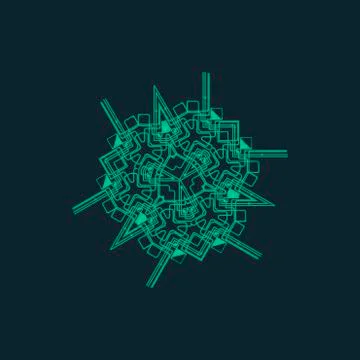 Vector ornamental background with pattern style Illustrazione stock