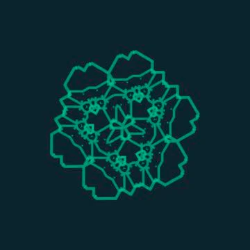 Vector ornamental background with pattern style Stock Illustration