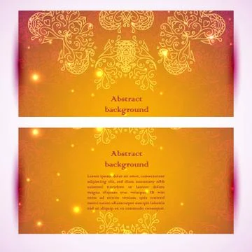 Vector ornamental banners Stock-Illustration