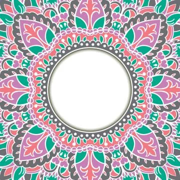 Vector ornamental frame. Stock Illustration