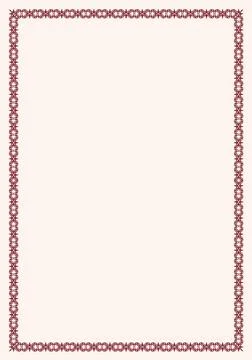 Vector ornamental frame Stockillustratie