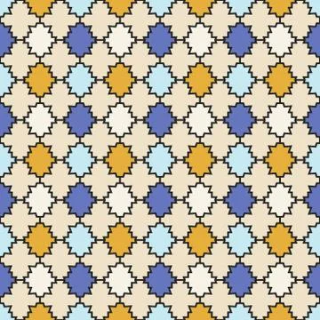 Vector ornamental pattern - seamless. Illustrazione stock