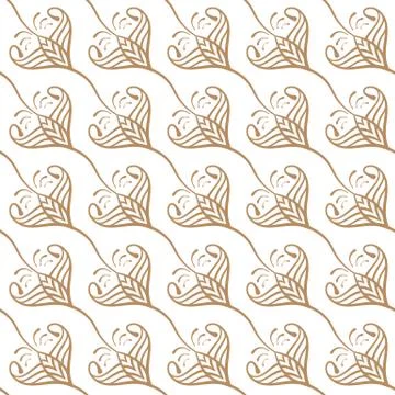 Vector ornamental seamless pattern. Geometric pattern. Illustration for your  Stock Illustration