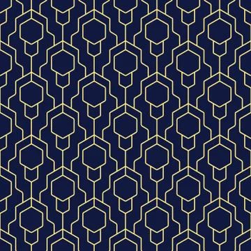 Vector ornamental seamless pattern. Geometric pattern. Illustration for your  Stock Illustration