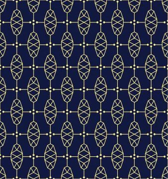 Vector ornamental seamless pattern. Geometric pattern. Illustration for your  Stock Illustration