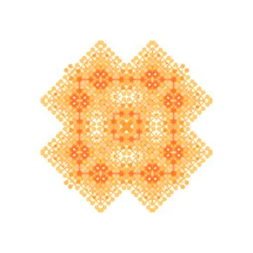 Vector ornamental white background with oriental pattern style Illustrazione stock
