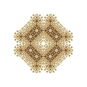 Vector ornamental white background with oriental pattern style Stock Illustration