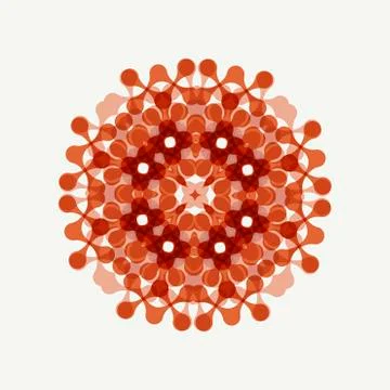 Vector ornamental white background with oriental pattern style Stock Illustration