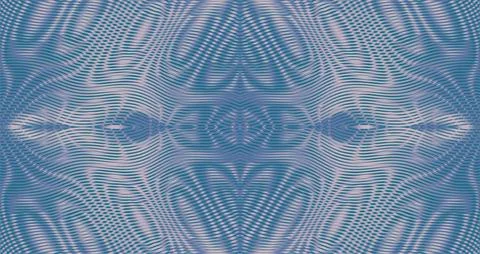 Vector ornate background of stripes and lines in trendy pastel colors with moire Illustrazione stock