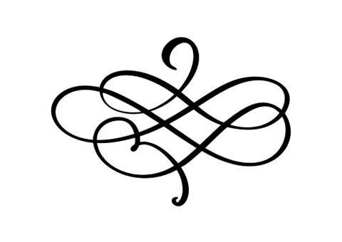 Vector ornate frame element. Vintage and filigree decoration. Ornate frames and Stock Illustration