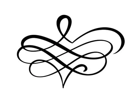 Vector ornate frame element. Vintage and filigree decoration. Ornate frames and Stock Illustration