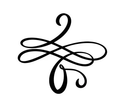 Vector ornate frame element. Vintage and filigree decoration. Ornate frames and Stock Illustration