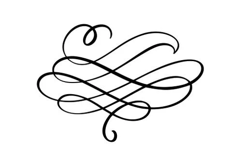 Vector ornate frame element. Vintage and filigree decoration. Ornate frames and Illustrazione stock