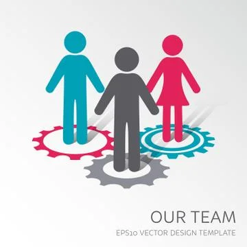 Vector our company team icon Stock-Illustration
