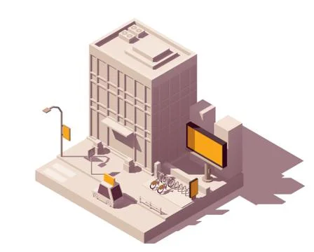 Vector outdoor advertising types Stock Illustration
