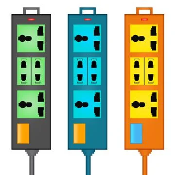 Vector Outlet power Stock Illustration