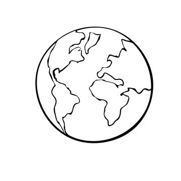 Draw Earth 3d - Drawing Earth 3d, HD Png Download - kindpng
