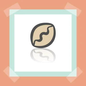 Vector outline pie or dumpling icon. Modern infographic logo and pictogram. Stock Illustration