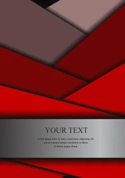 Vector : Overlap paper abstract background Stock Illustration