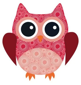 Vector Owl Bird Stock Illustration