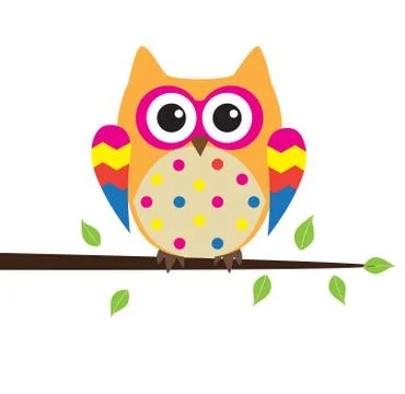 Vector Owl Bird Stock Illustration