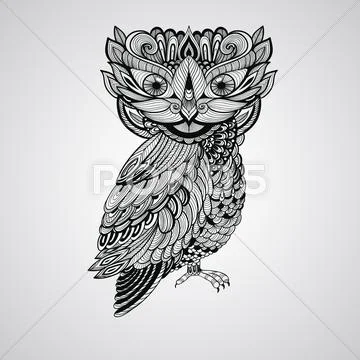 Vector owl Stock Illustration