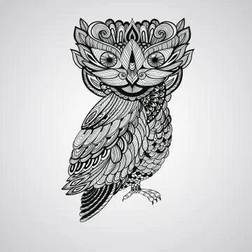 Vector owl Stock Illustration